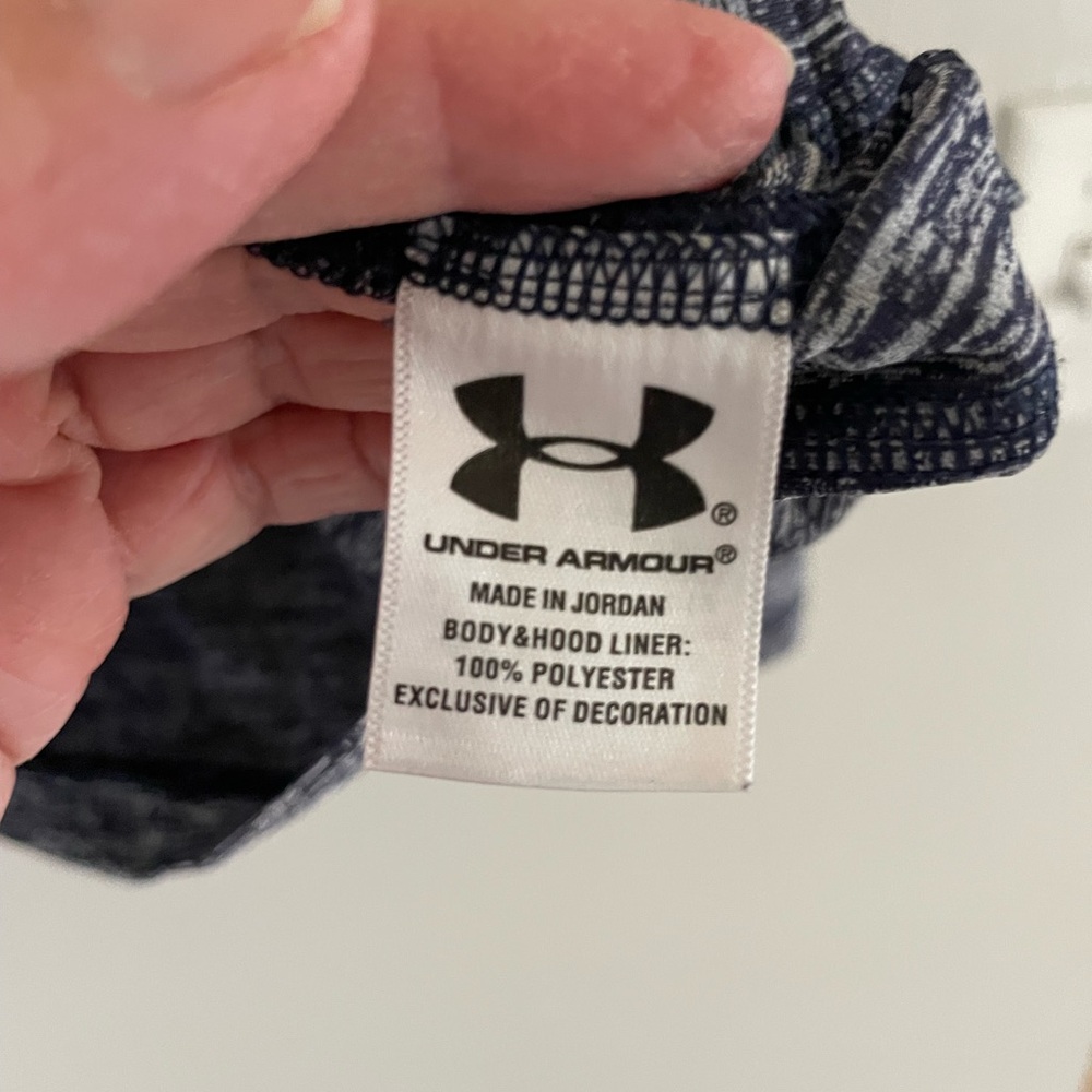 Men’s Under Armour Auburn University Blue and White Athletic Zip Up Jacket - Picture 3 of 5